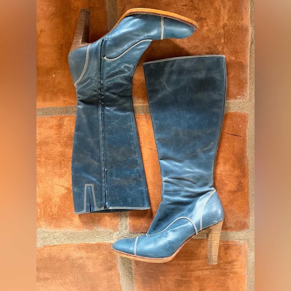 Coclico Knee High Leather Boots - Picture 3 of 4